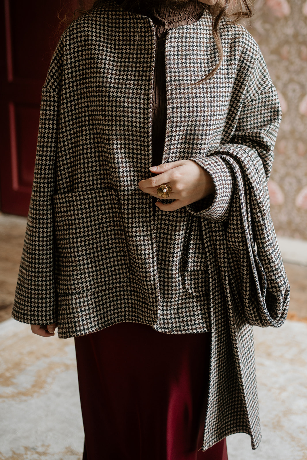 Jas met Sjaal Amélie Amélie | Geruit - Afbeelding 5