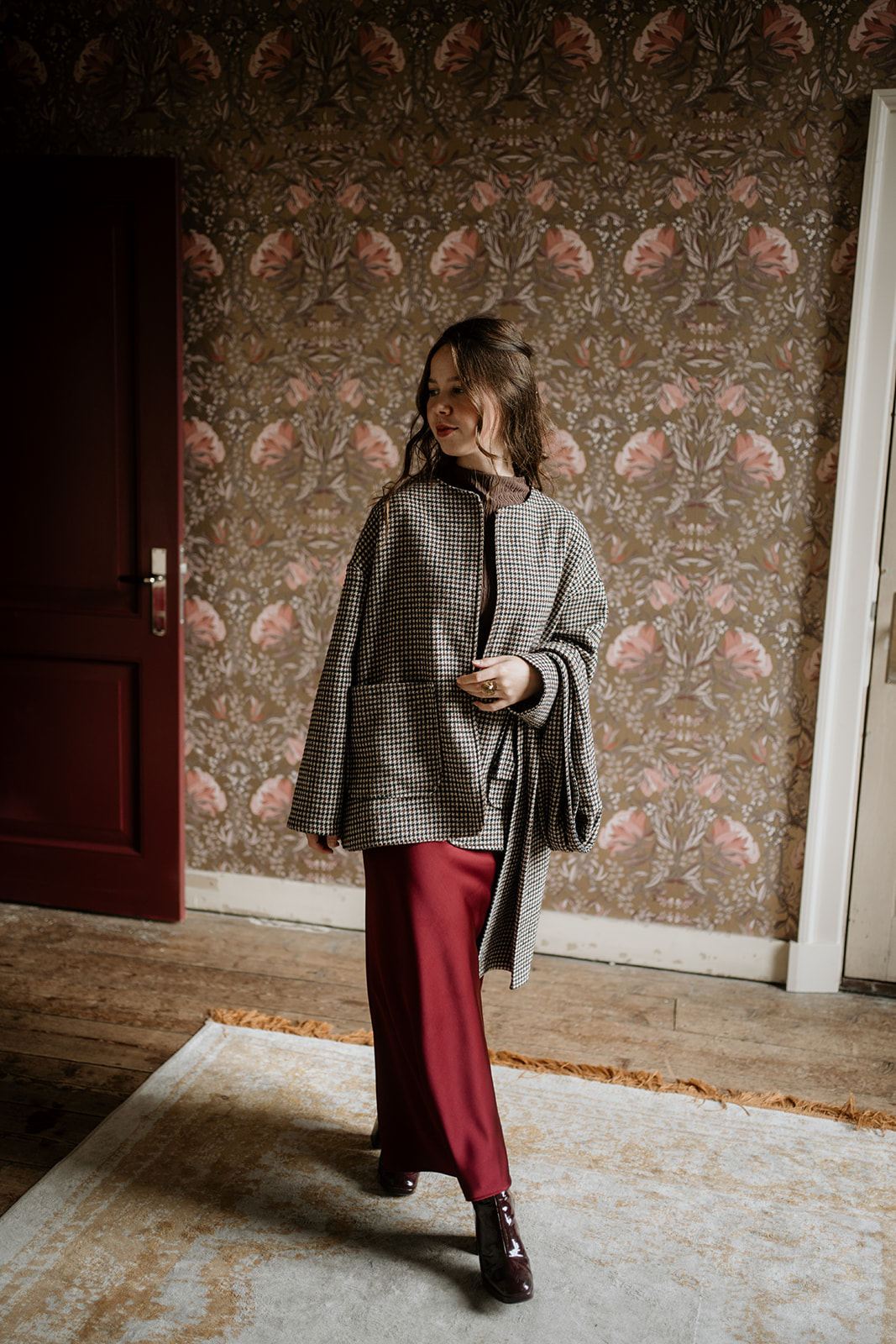 Jas met Sjaal Amélie Amélie | Geruit - Afbeelding 4