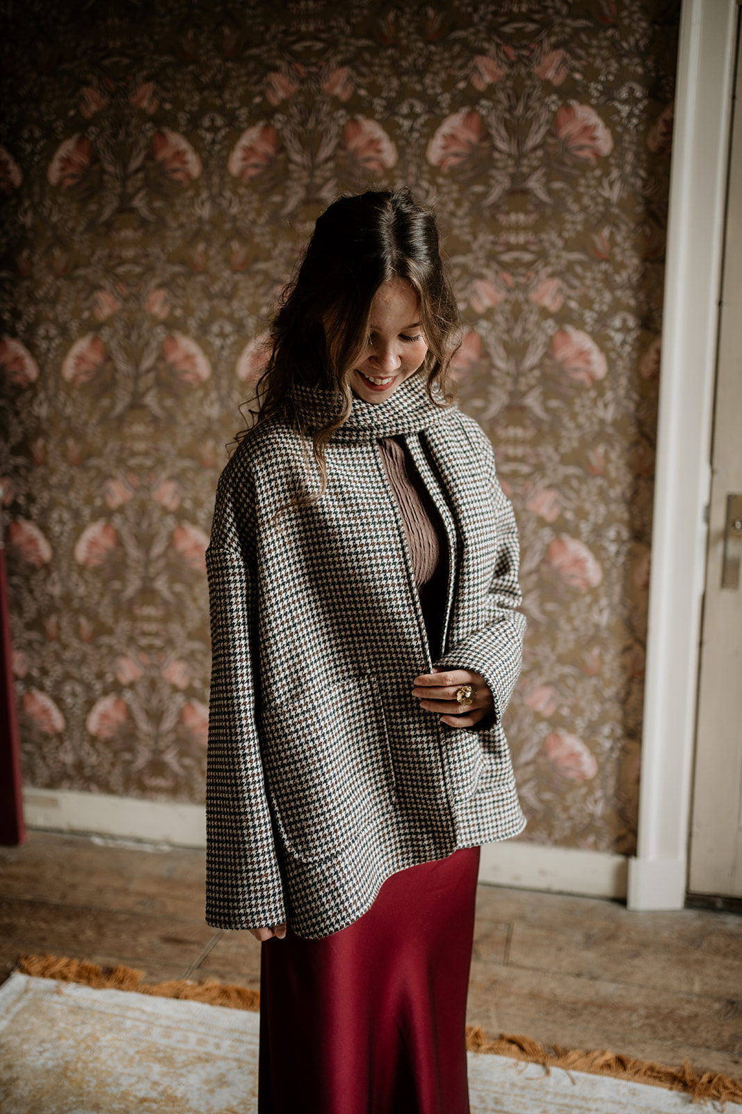 Jas met Sjaal Amélie Amélie | Geruit - Afbeelding 3