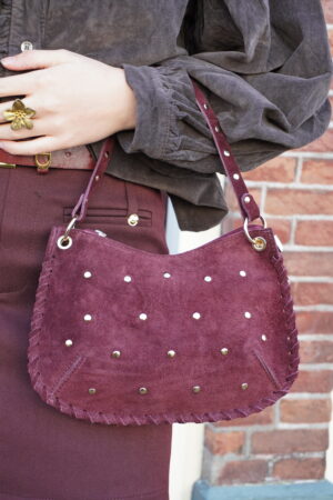 Handtas Studs | Bordeaux